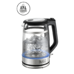 غلاية كهربائية زجاج من بلاك اند ديكر 2200 وات سعه 1.7 لتر - GK220-B5