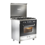 فرن بيسك 60× 80 استيل